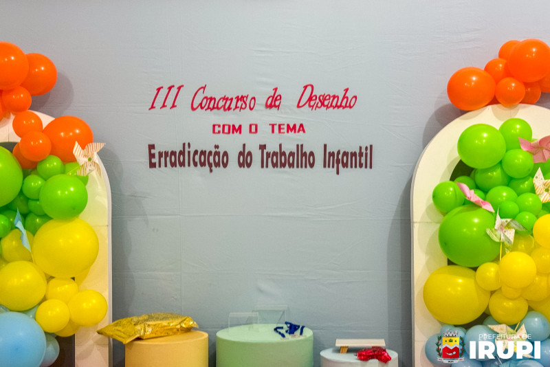 Premiação Concurso de Desenho. Tema ''Erradicação do Trabalho Infantil''