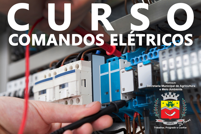 Estão abertas as inscrições do curso de Comandos Elétricos.