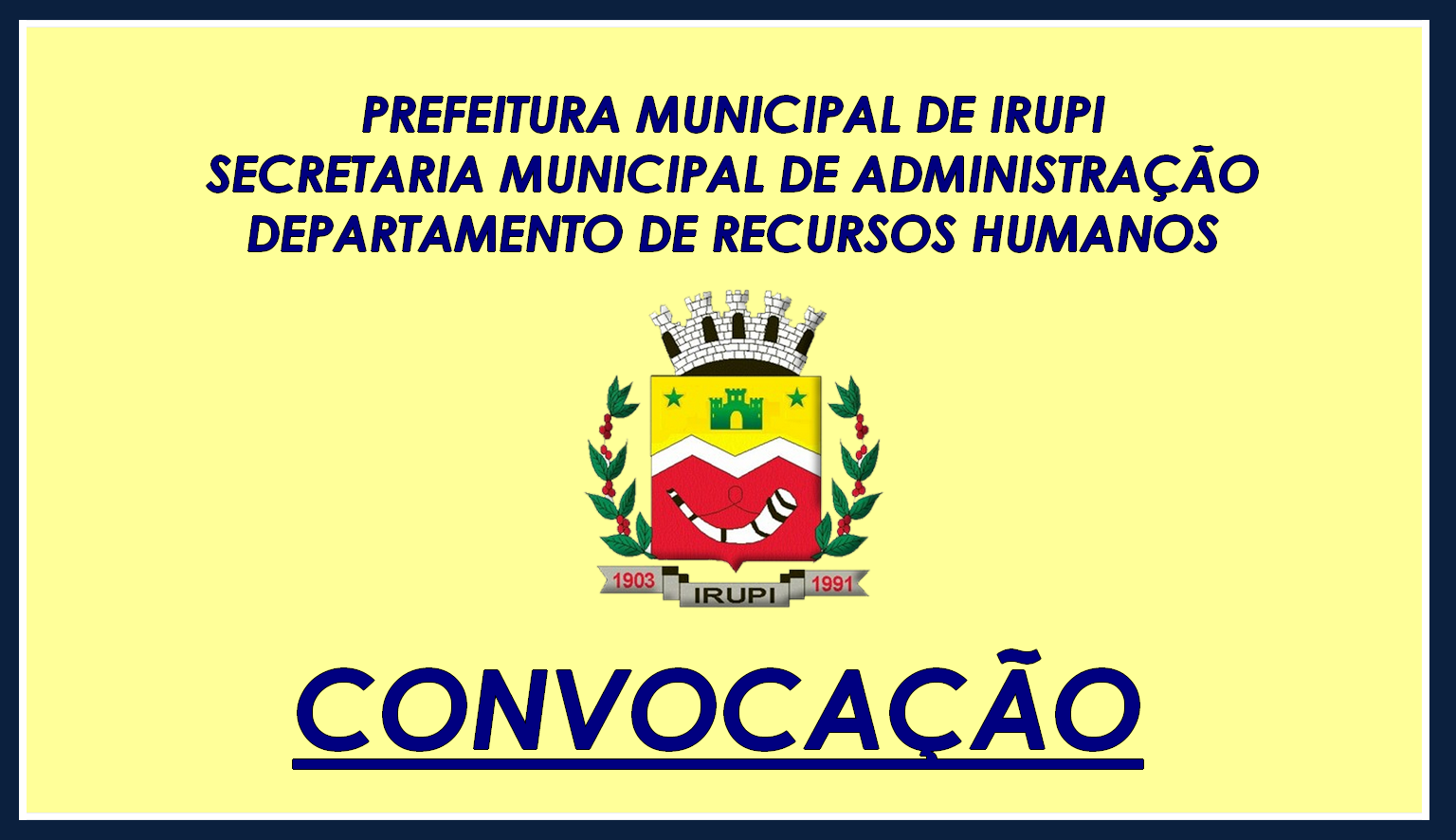 Convocação Funcionários