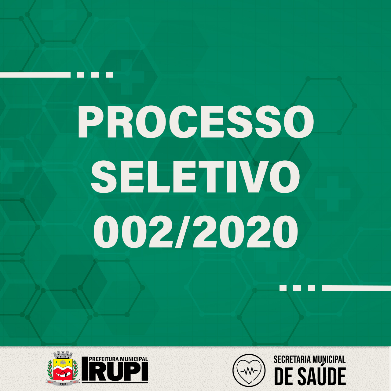 EDITAL DE PROCESSO SELETIVO SIMPLIFICADO Nº002/2020