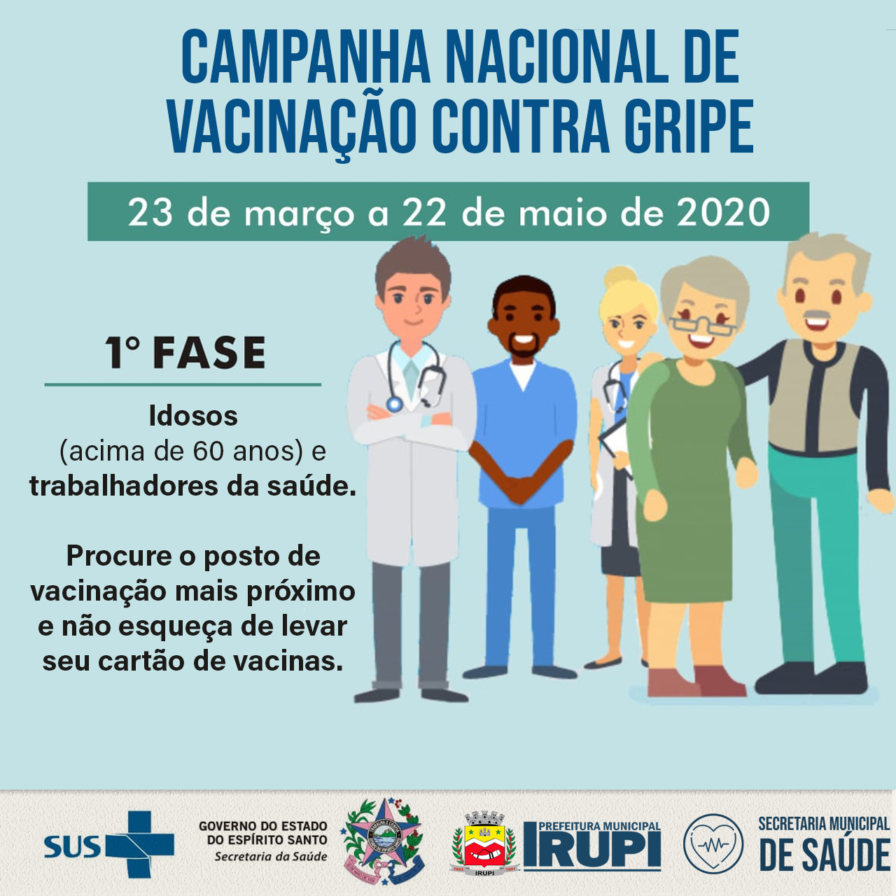 Campanha Nacional de Vacinação Contra Gripe foi antecipada