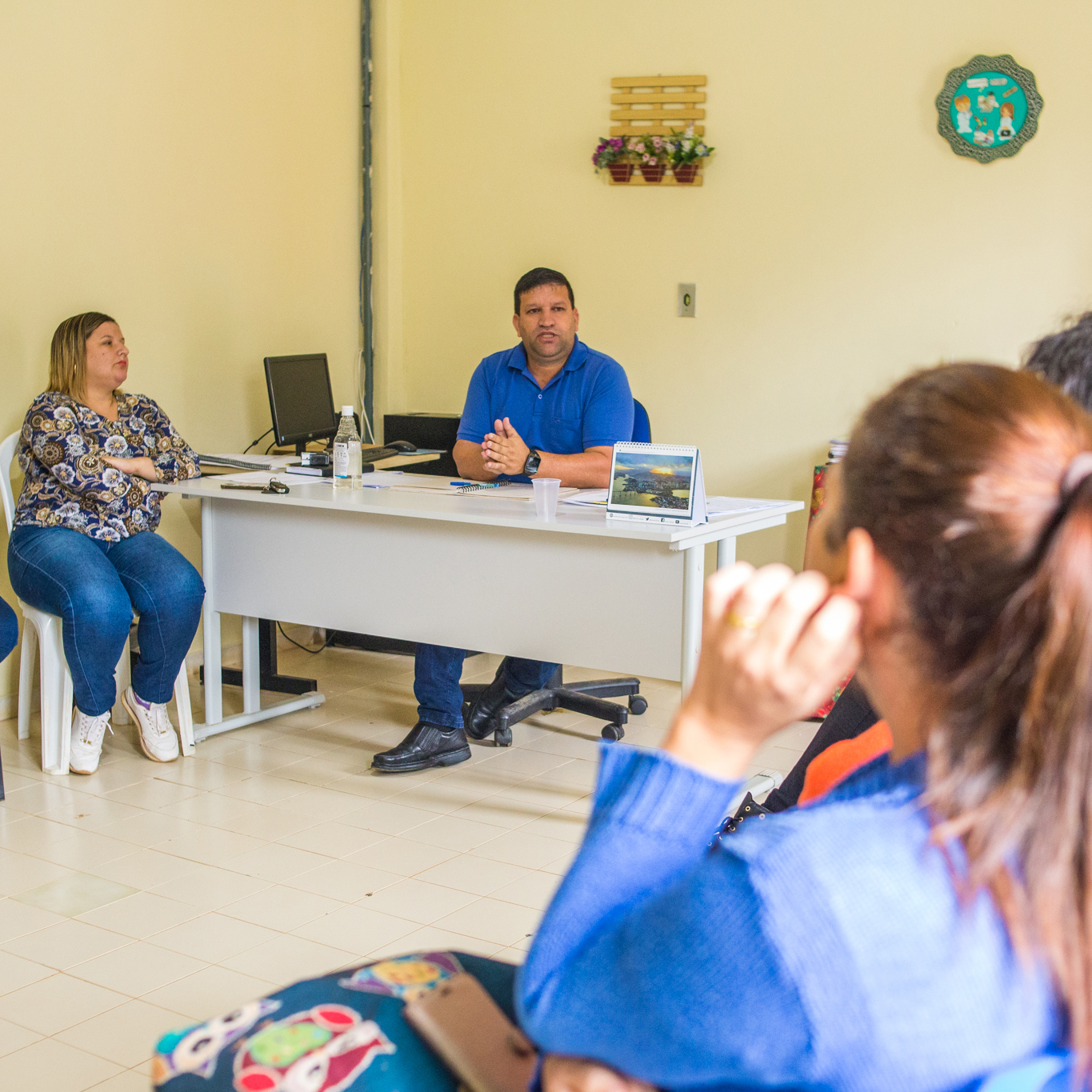 Secretário de Saúde se reúne com equipe de Agentes Comunitários de Saúde para alinhamento