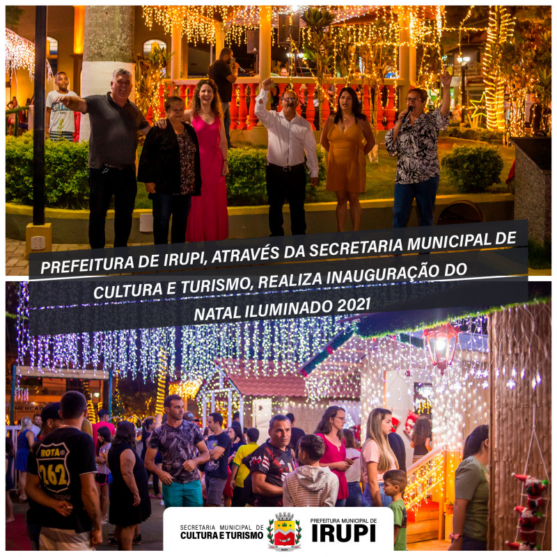 Inauguração do Natal Iluminado 2021