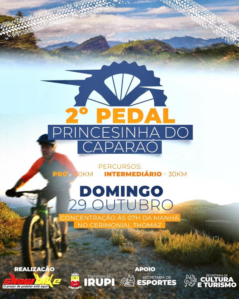 Vem ai: 2° Pedal Princesinha do Caparaó