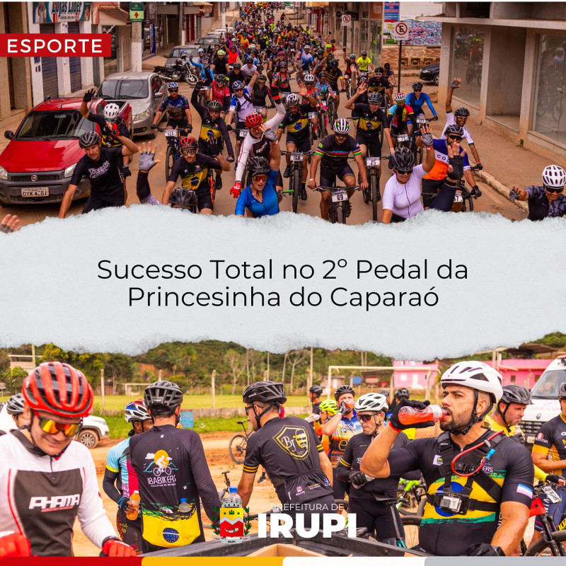 Sucesso Total no 2° Pedal da Princesinha do Caparaó