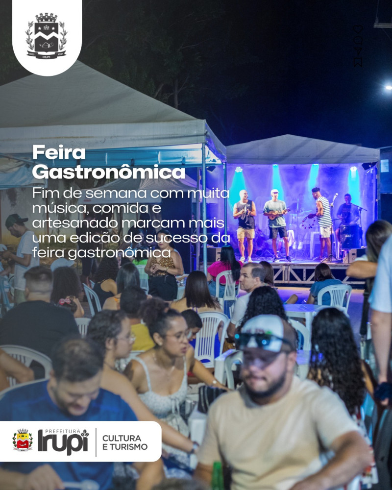 Feira Gastronômica reúne música, comida e artesanado, no último fim de semana