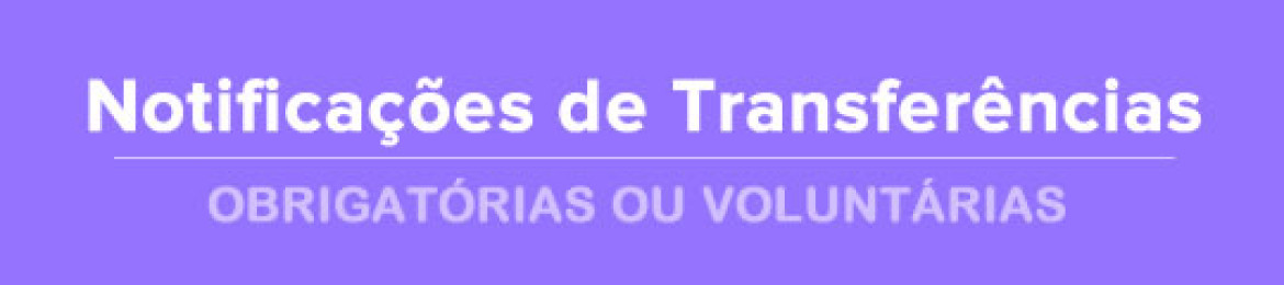 Notificações de Transferências